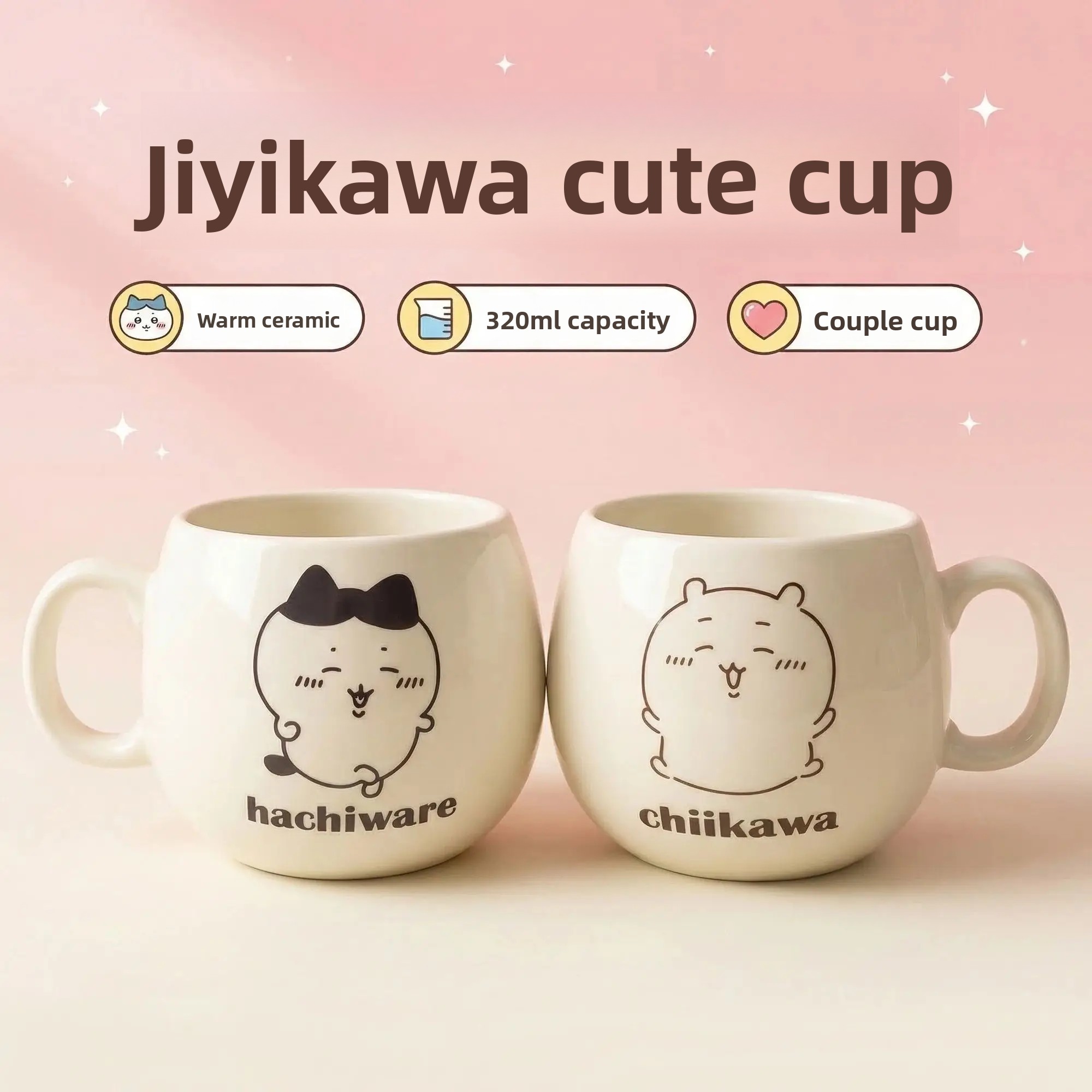 Good Coffee Tea - Set Cangkir Teh Kopi Keramik Chiikawa,