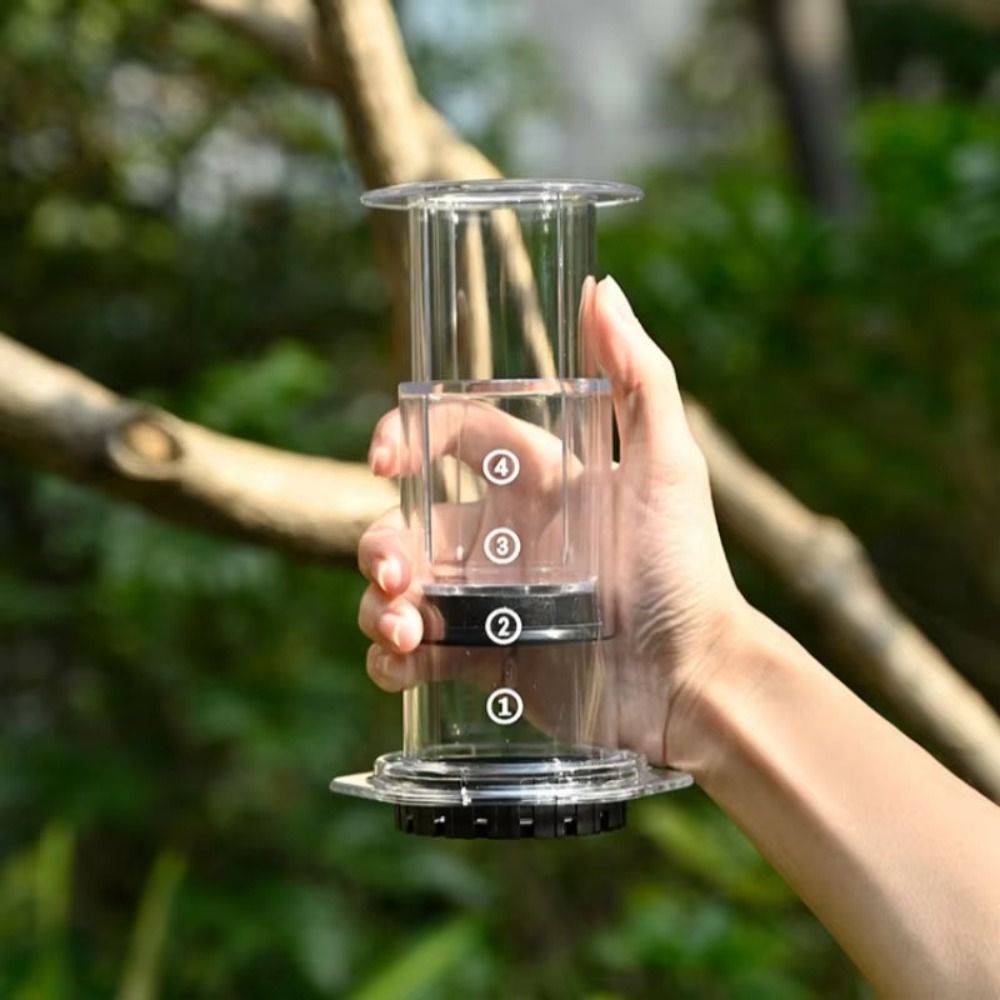 French Press Coffee & Tea - Ketel Kopi Portabel Gaya Prancis Anti-selip