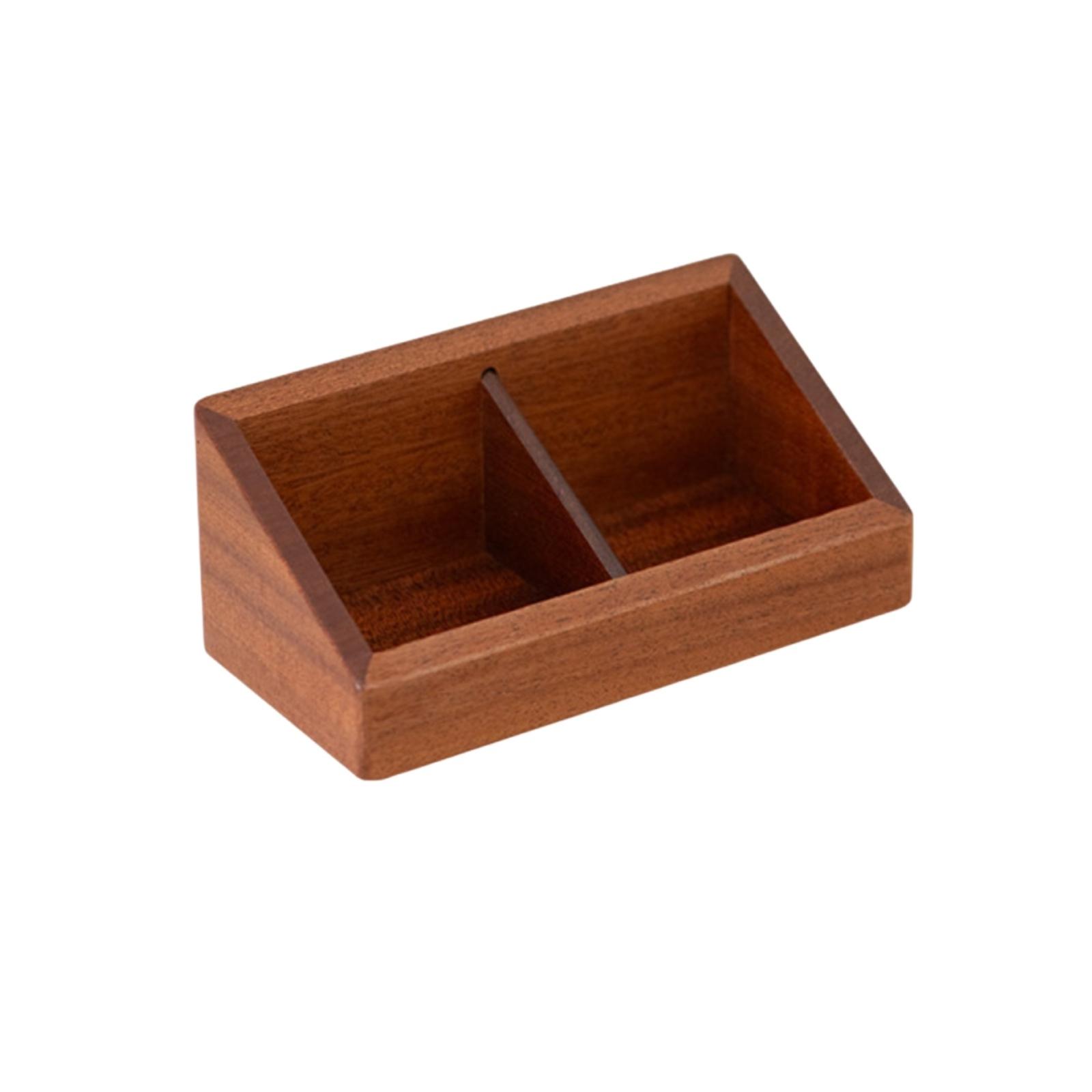 Coffee Tea Box - Kotak Penyimpanan Kayu Bersekat, Kotak Penyimpanan