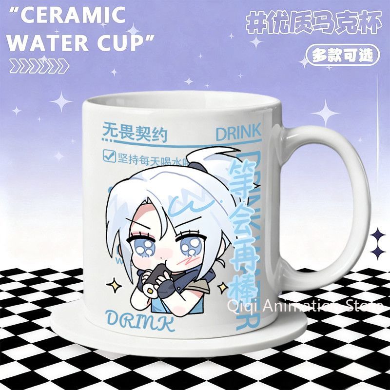 Coffee Tea Cups - Mug Keramik Aksesori Rumah Anime VALORANT