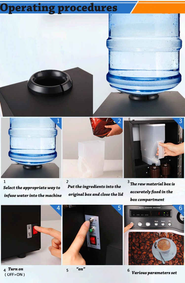Coffee Tea Vending Machine - Mesin Kopi Otomatis 220V Mesin Pembuat