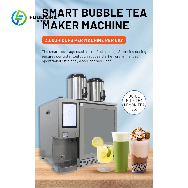 Coffee Tea Vending Machine - Mesin Penjual Teh Boba Otomatis Stainless