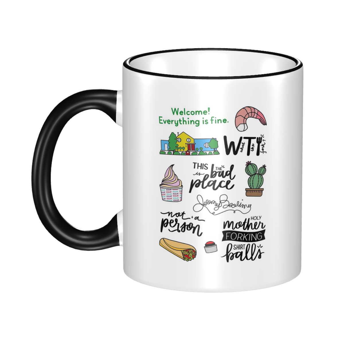 Good Coffee Tea - Mug Seni Acara TV The Good