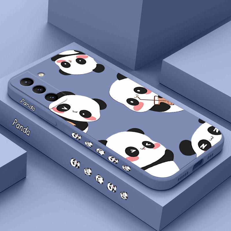 Coffee Plus Tea - Casing ponsel silikon Panda teh susu