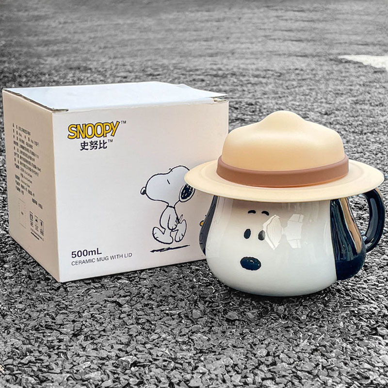 Good Coffee Tea - Mug Keramik Snoopy Cangkir Kopi Anime