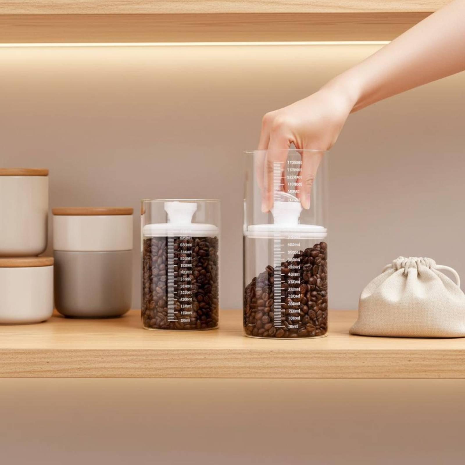 Wadah Kaca untuk Penyimpanan d - Coffee Bean And Tea Leaf ulasan dan harga