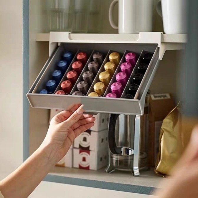 Tempat Kapsul Kopi Rak Penyimp - Coffee Tea Box ulasan dan harga