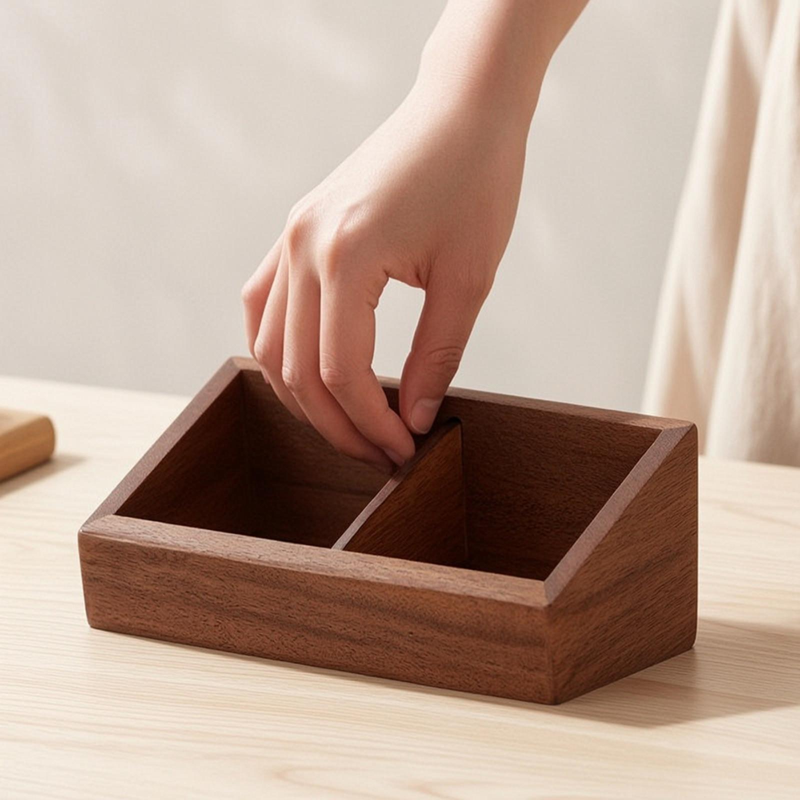 Kotak Penyimpanan Kayu Berseka - Coffee Tea Box ulasan dan harga