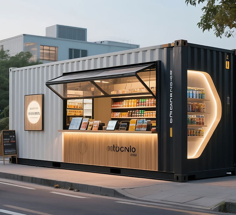 Kedai Kopi Kontainer Prefabrik - Coffee Tea Box ulasan dan harga