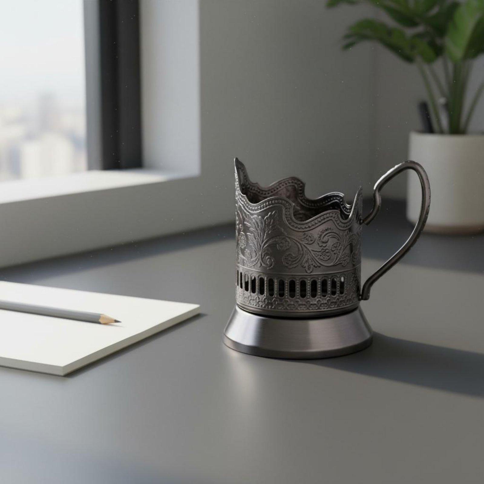 Podstakannik Gaya Retro, Tempa - Mug Tea Coffee ulasan dan harga