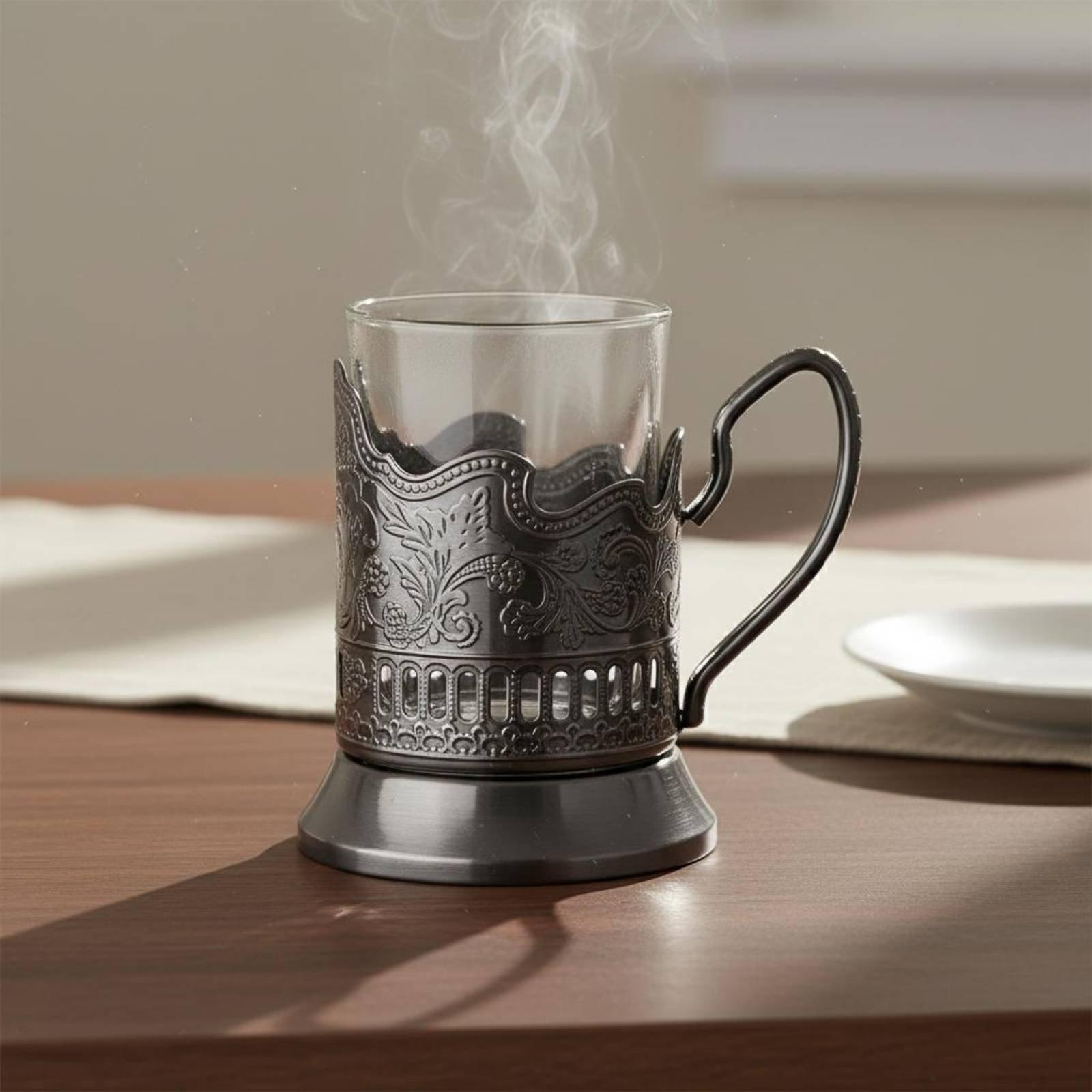 Podstakannik Gaya Retro, Tempa - Mug Tea Coffee ulasan dan harga
