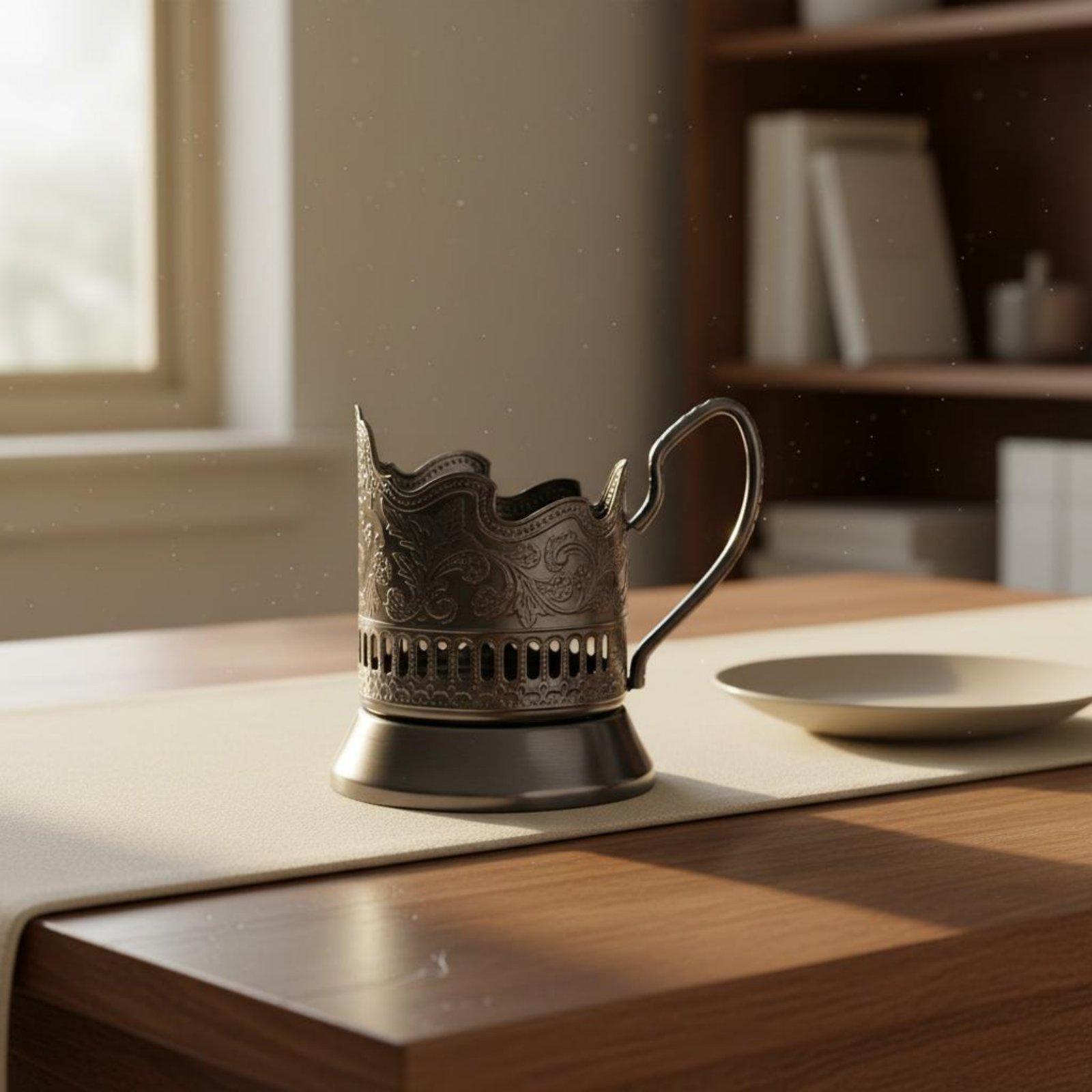 Podstakannik Gaya Retro, Tempa - Mug Tea Coffee ulasan dan harga