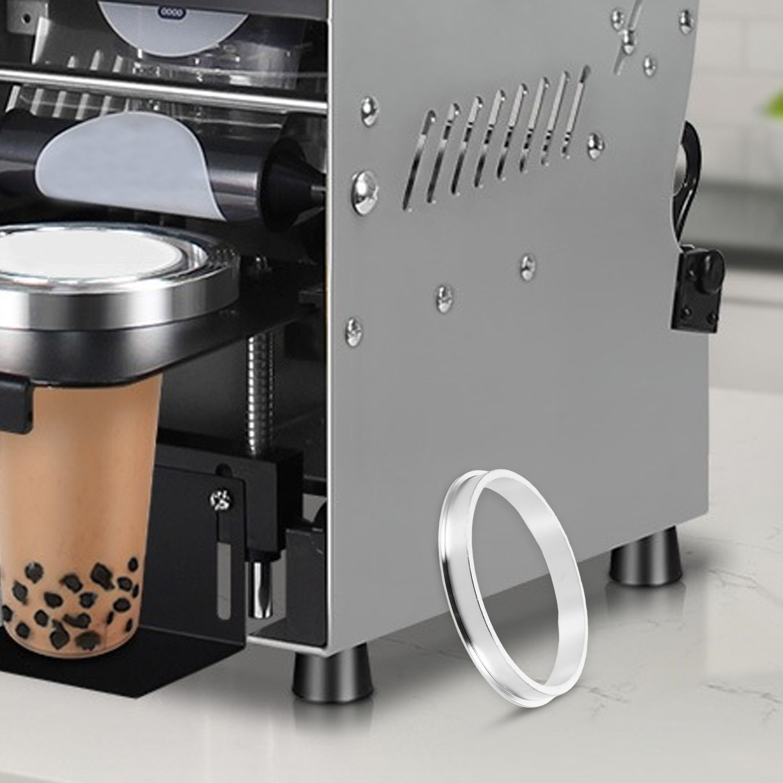 2 buah Cincin Penyegel Alumini - Coffee Tea Cups ulasan dan harga