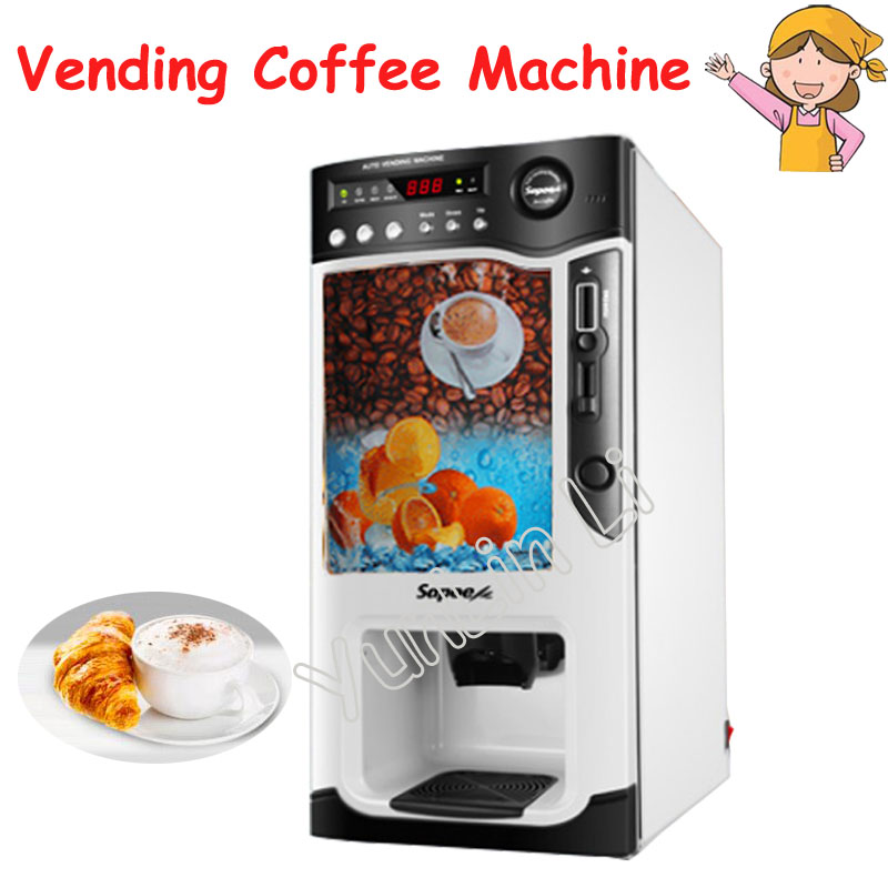Mesin Kopi Otomatis 220V Mesin - Coffee Tea Vending Machine ulasan dan harga
