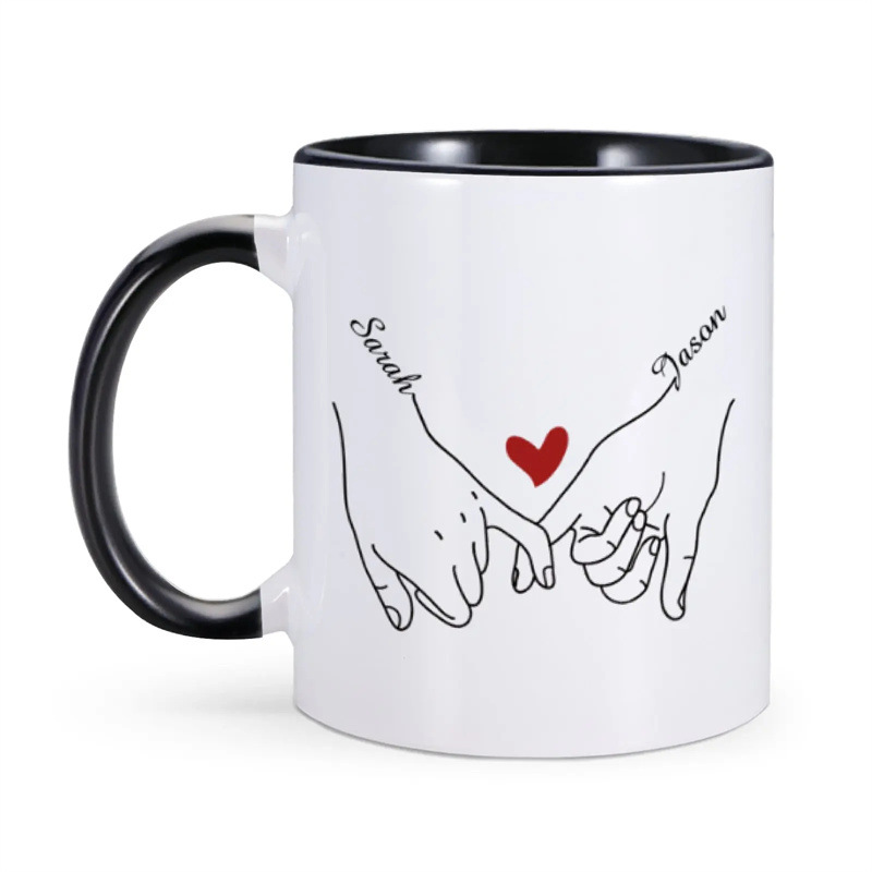 Mug keramik pasangan berkapasi - Coffee Tea Love ulasan dan harga