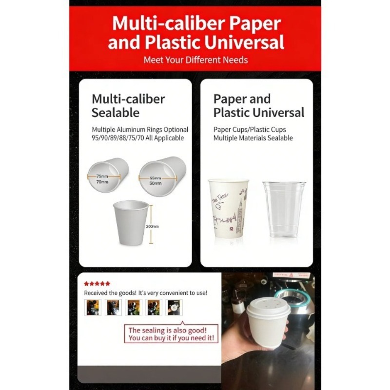 Mesin Penyegel Gelas Plastik O - Coffee Tea Cups ulasan dan harga