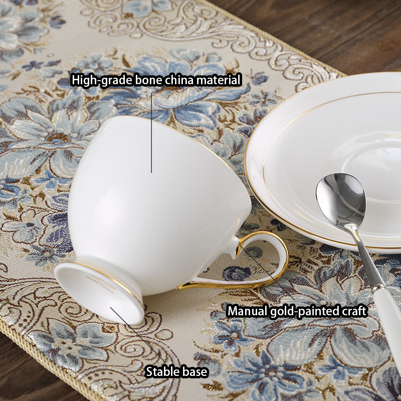 Grace Bone Kopi Set Putih Emas - Coffee Tea Jug ulasan dan harga