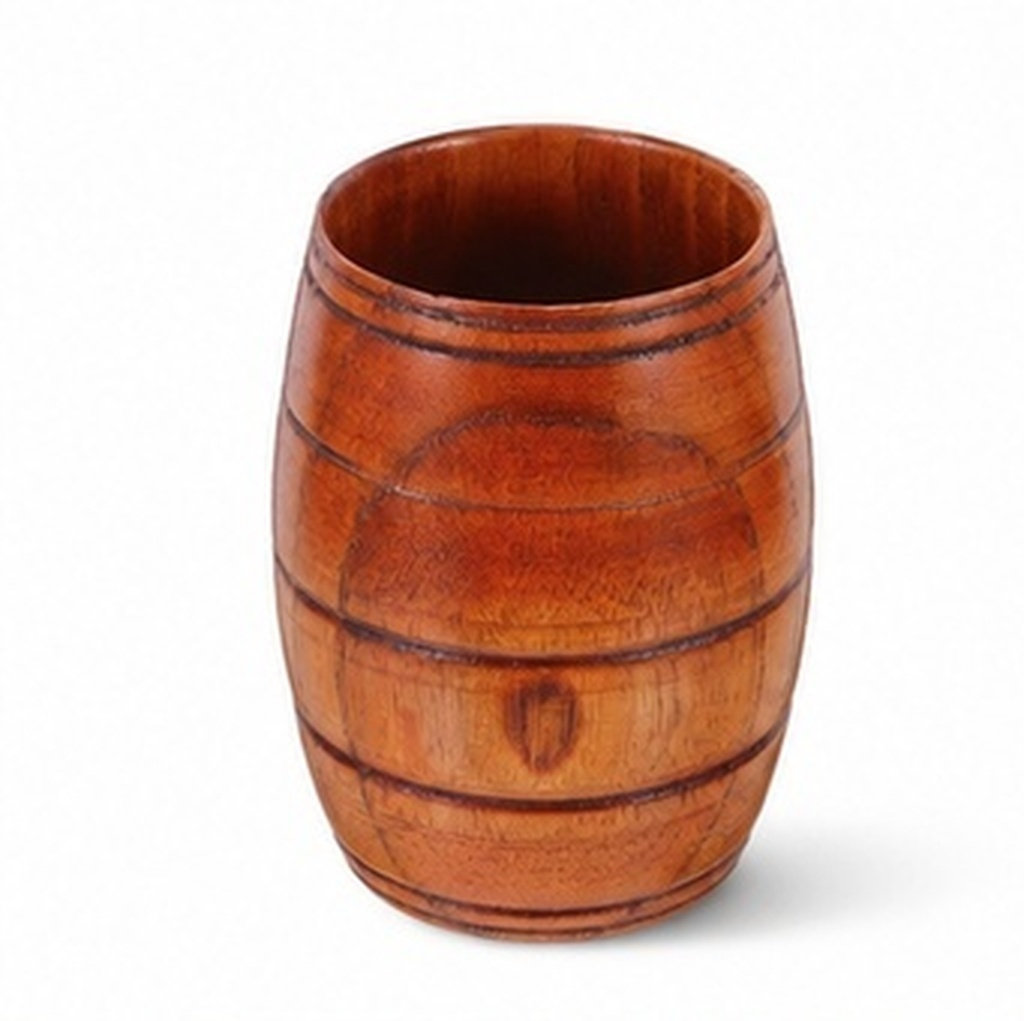 Gelas Bir Berbentuk Tong Kayu, - Mug Tea Coffee ulasan dan harga