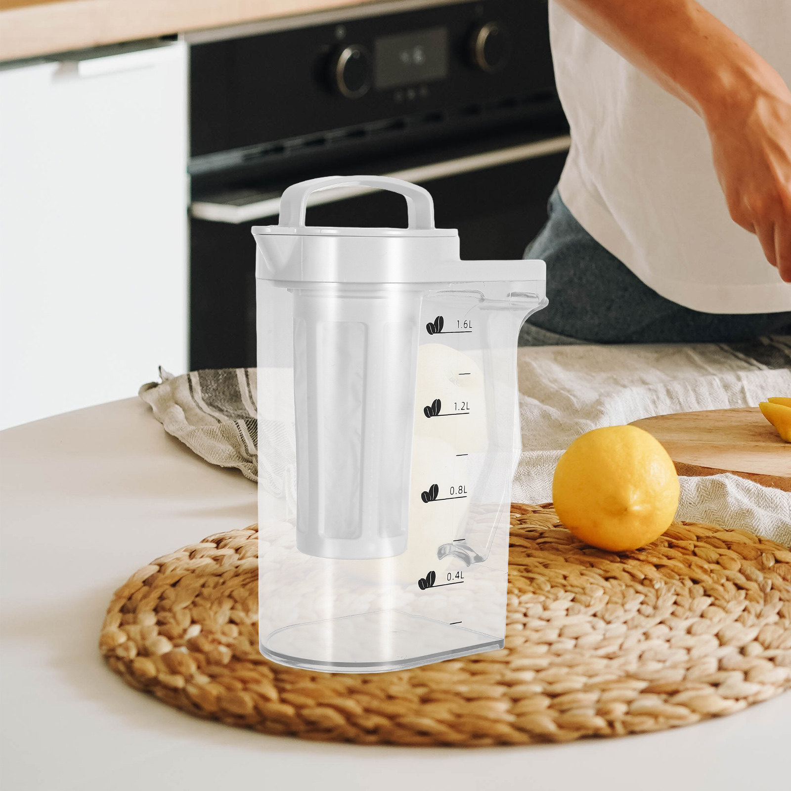 1,6L Pitcher Kopi Cold Brew Pl - Coffee Tea Jug ulasan dan harga