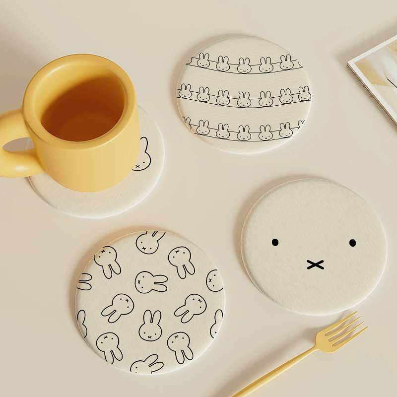 Tatakan Gelas Anime Miffy Kawa - Good Coffee Tea ulasan dan harga