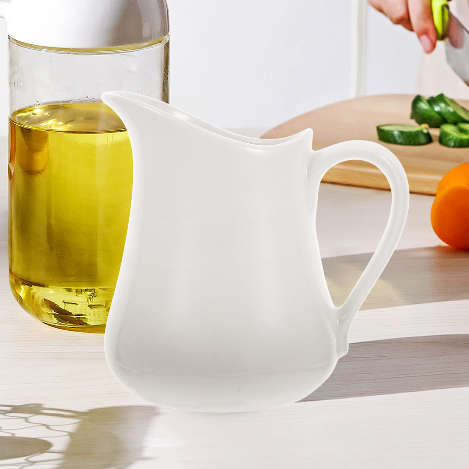 Jug Keramik 1000 Ml Desain Cer - Coffee Tea Jug ulasan dan harga