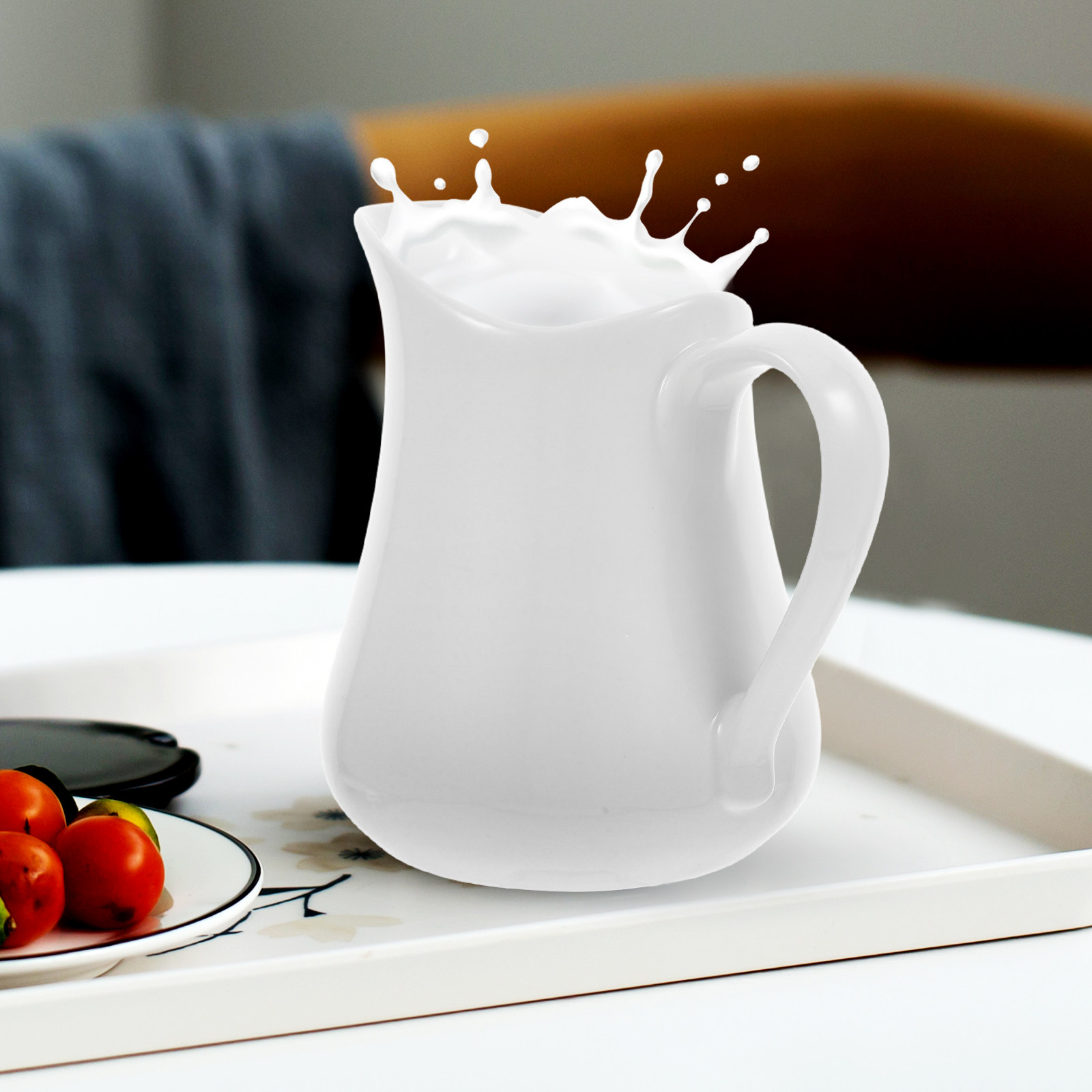 Jug Keramik 1000 Ml Desain Cer - Coffee Tea Jug ulasan dan harga