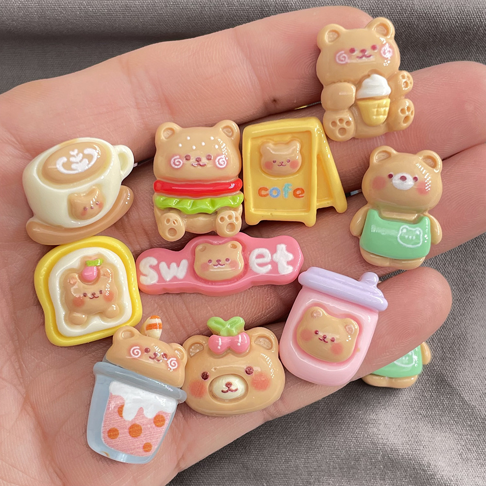 10 buah Kawaii kartun susu teh - Coffee Tea Love ulasan dan harga