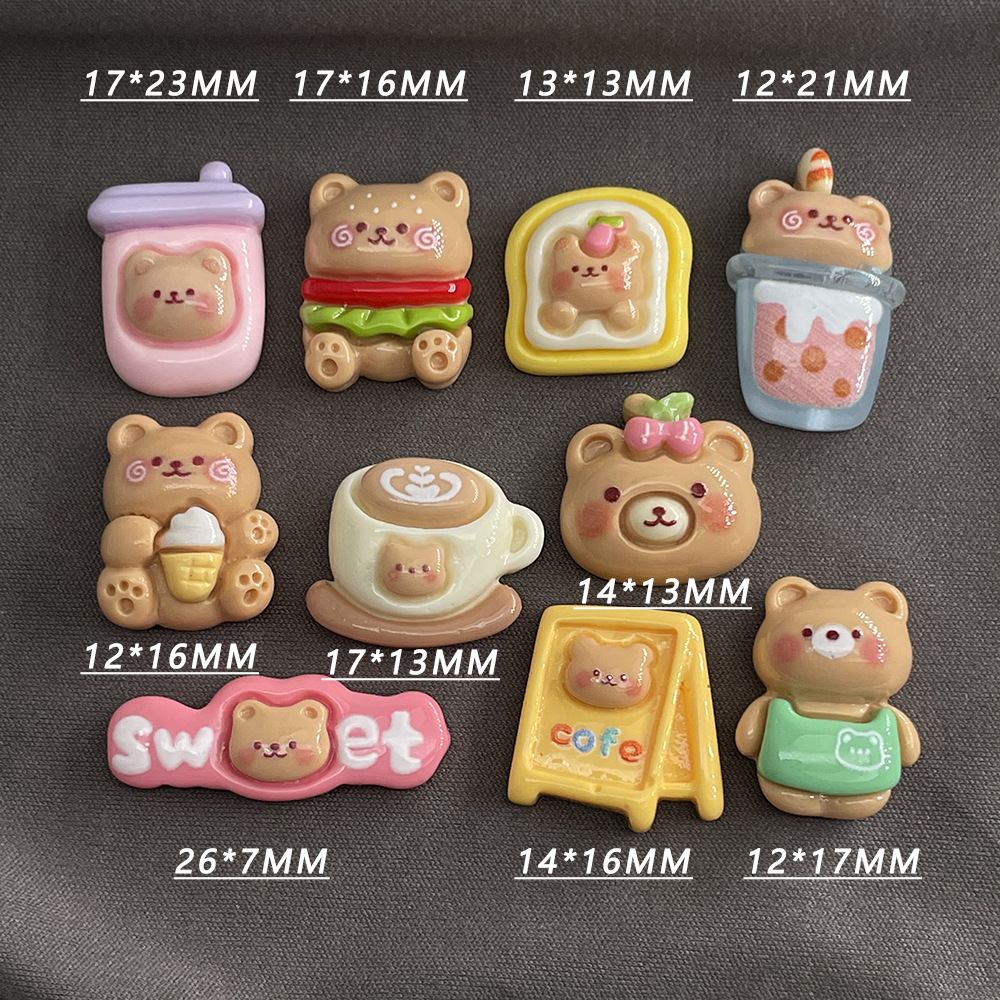 10 buah Kawaii kartun susu teh - Coffee Tea Love ulasan dan harga