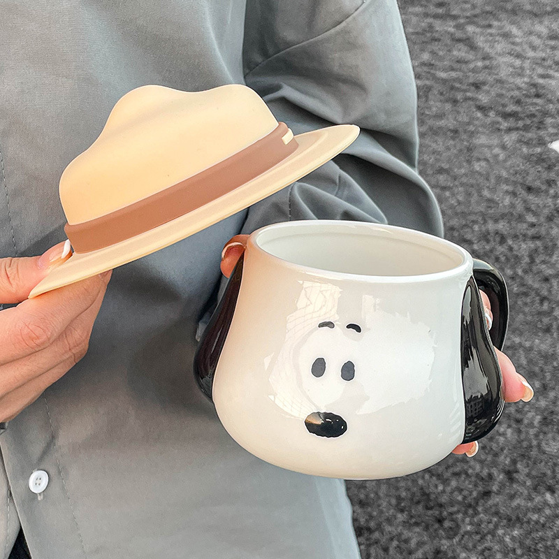 Mug Keramik Snoopy Cangkir Kop - Good Coffee Tea ulasan dan harga