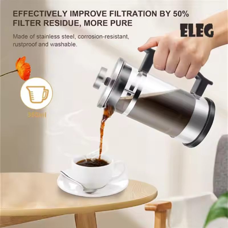 Panci Kopi French Press dengan - French Press Coffee & Tea ulasan dan harga